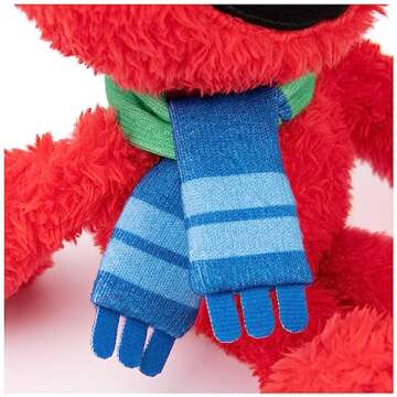 GUND Sesame Street Official Elmo Nutcracker Muppet Plush, Premium Plush Toy for Ages 1 & Up, Red, 13”