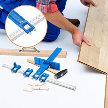 TOURACE Cabinet Hardware Jig - Precision Drill Guide for Knobs & Pulls