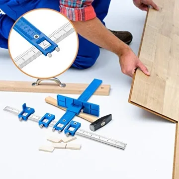 TOURACE Cabinet Hardware Jig - Precision Drill Guide for Knobs & Pulls