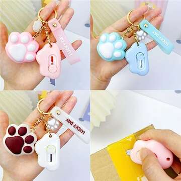 Cute Mini Box Cutters - Retractable Utility Knives Set