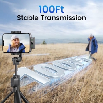 2pcs Mini Microphone Wireless Lavalier Microphones for iPhone 15/16,Android，Wireless Microphone for Video Recording，Lapel Microphone for USB-C,TikTok,Live Streaming,Interviews（Black steel color）