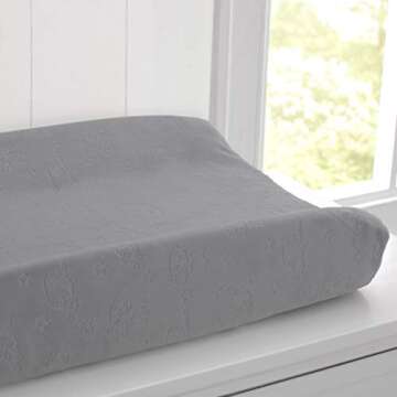 Serta Perfect Sleeper Contoured Changing Pad with Plush Cover for Comfort and Safety