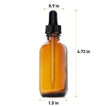 Buy Yesker Amber Glass Bottles with Dropper – Pack of 6