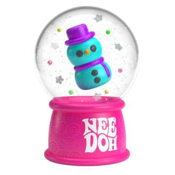 Schylling NeeDoh Squishmas Squish N' Snow Globes - Christmas Squeeze Toy - Assorted Colors - Ages 3 ...