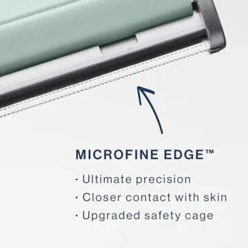 DERMAFLASH LUXE+ Sonic Dermaplaning Tool for Face Peach Fuzz Removal, Anti-Aging & Exfoliation, Seafoam