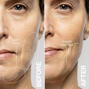 DERMAFLASH LUXE+ Sonic Dermaplaning Tool for Face Peach Fuzz Removal, Anti-Aging & Exfoliation, Seafoam