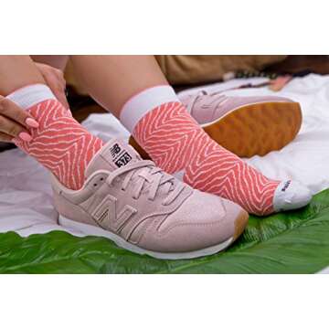 Rainbow Socks - Men's Women's - Sushi Socks Box Salmon Cucumber Maki - 2 Pairs