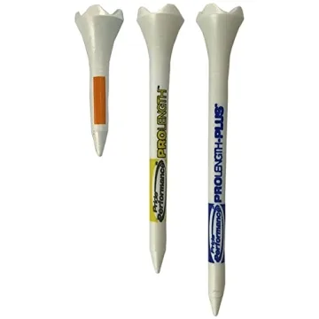 Durable Pride Golf Tees - Low Resistance Plastic 30 Pack