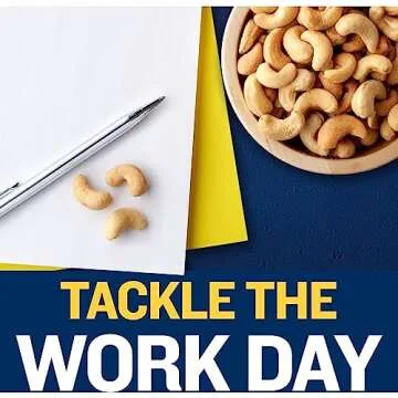 PLANTERS Deluxe Salted Whole Cashews, Party Snacks, Plant-Based Protein, Quick Snack for Adults, After School Snack, Roasted Cashew Flavored with Sea Salt, Bulk Nuts, Kosher, 1 lb 2.25oz Canister