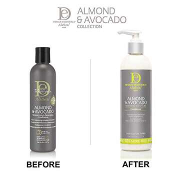 Design Essentials Natural Almond & Avocado Moisturizing & Detangling Conditioner, 12 Ounce