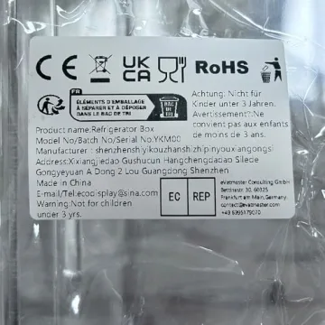 YekouMax Fridge Drawer Organizer, Refrigerator Organizer Bins, Pull Out with Handle, Fridge Shelf Holder Storage Box, Clear Container for Food,Drinks,Fit for Fridge Shelf Under 0.6" (1 Pack Medium)