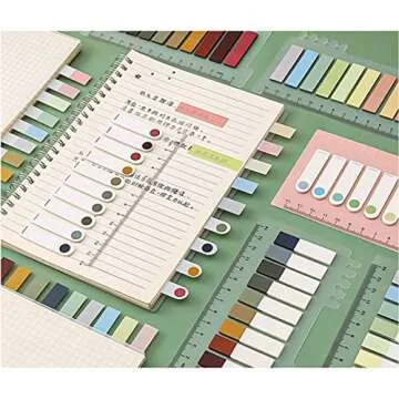 600 Pcs Morandi Sticky Tabs for Easy Note Taking