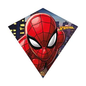 X Kites Nylon Diamond Spider-Man Kite - 25 Inches Tall