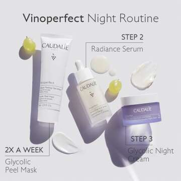 Caudalie Vinoperfect Glycolic and AHAs Peel Mask, Radiance in 10 Minutes, 2.5 Fl. Oz
