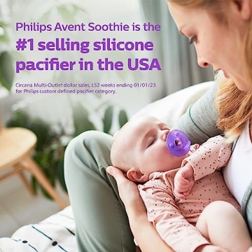 Philips AVENT Soothie Pacifier - Soothes Newborns, 0-3 Months