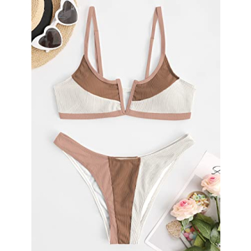Stylish ZAFUL Women's Bikini Set for Comfortable Beach Days