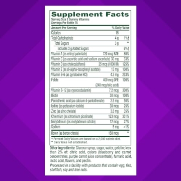 vitafusion Gummy Vitamins for Men - Daily Berry Multivitamins