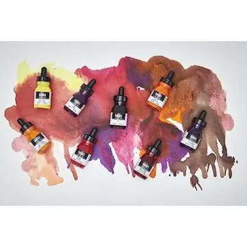 Liquitex Professional Acrylic Inks 1-oz Essential Set of 6