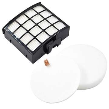 Dttery Filter Replacement for Shark Vertex DuoClean PowerFin Vacuum Kit with 4 Foam, 4 Felt, 2 HEPA ...