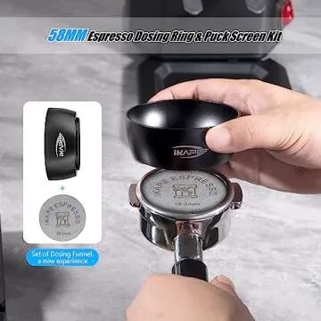 IKAPE 58MM Magnetic Espresso Dosing Funnel Set