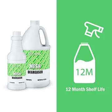 Ecotex® Screen Printing Mesh Degreaser (Quart - 32oz.) - Silk Screen Cleaner, Oil and Residue Remover - Screen Printing Frame Degreaser and Mesh Cleaner, Eco-Friendly Screen Printing Supplies