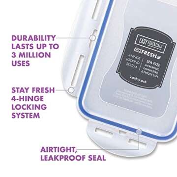 LOCK & LOCK Easy Essentials 14-Piece Food Storage Set