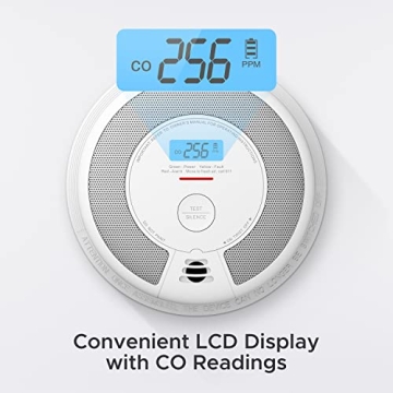 X-Sense 10-Year Battery Smoke and CO Alarm with LCD Display