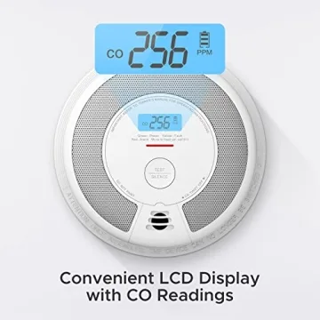 X-Sense 10-Year Battery Smoke and CO Alarm with LCD Display