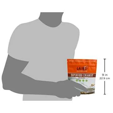 Laird Superfood Non-Dairy Coconut Powder Coffee Creamer 16 oz