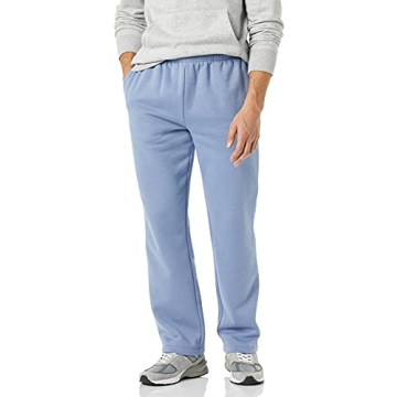 Amazon Essentials Men's Fleece Open Bottom Sweatpant for Comfort and Style