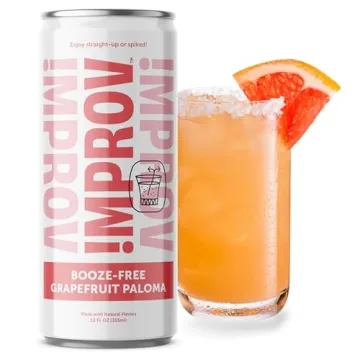 IMPROV Booze-Free Cocktails - 12oz Non-Alcoholic Beverage, Mocktail Mixer, Vegan & Gluten Free, Zero...