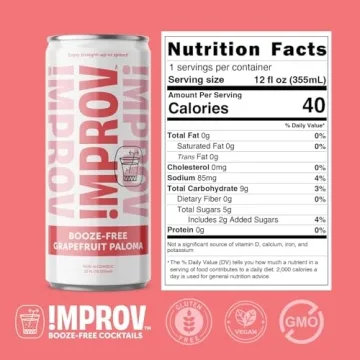 IMPROV Booze-Free Cocktails Vegan Non-Alcoholic Beverage