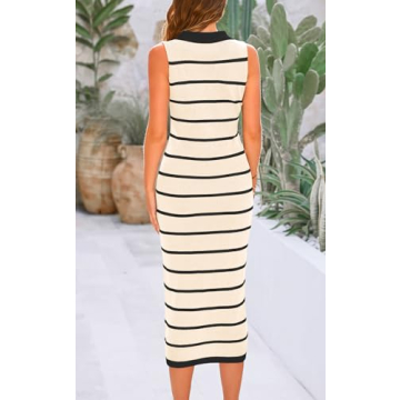 PRETTYGARDEN Casual Sleeveless Midi Dress for Women Online