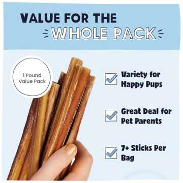 Pawstruck Bully Sticks – 100% Natural Dog Treats