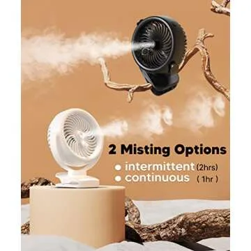 Ultimate TYZU Portable Misting Fan for Outdoor Comfort