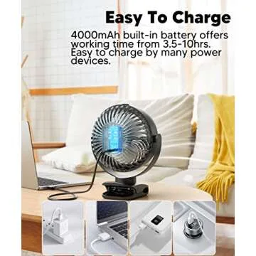 Ultimate TYZU Portable Misting Fan for Outdoor Comfort