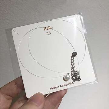 MODAGIRL Floating Illusion Necklace with Freshwater Pearl