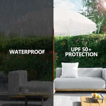 Kbrellaoutlets Stylish Patio Umbrella with UPF 50+ Protection