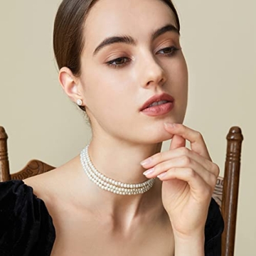 Elegant BABEYOND Pearl Choker Necklace for All Occasions