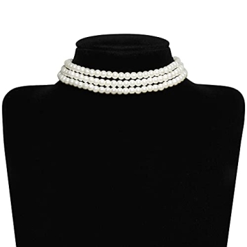 Elegant BABEYOND Pearl Choker Necklace for All Occasions