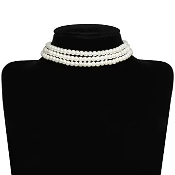 Elegant BABEYOND Pearl Choker Necklace for All Occasions