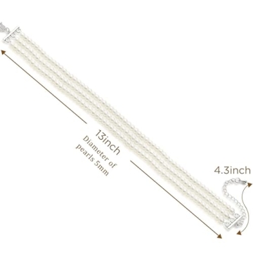 Elegant BABEYOND Pearl Choker Necklace for All Occasions