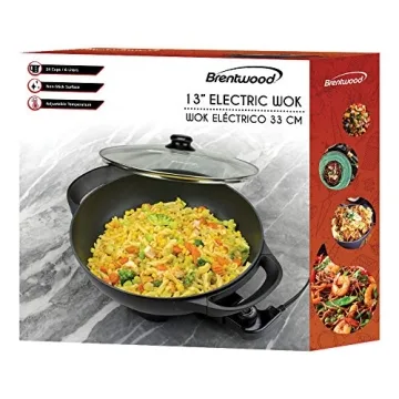 Brentwood Electric Wok Skillet Non-Stick 13-Inch