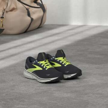 Brooks Men's Ghost 15 Neutral Running Shoe - Peacoat/Nightlife/Grey - 12.5 Medium