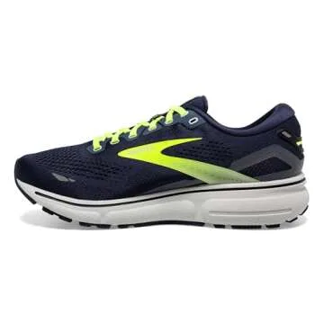 Brooks Men's Ghost 15 Neutral Running Shoe - Peacoat/Nightlife/Grey - 12.5 Medium