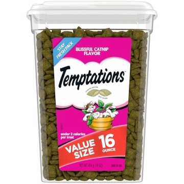 Temptations Cat Treats Crunchy & Soft Blissful Flavor