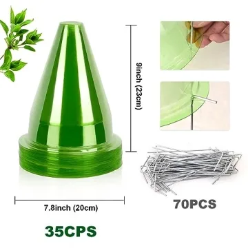 Durable Plant Protectors for Seedlings - 35 Pack Cloches