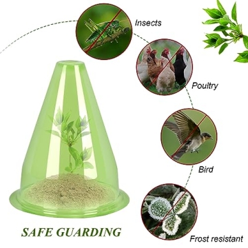 Durable Plant Protectors for Seedlings - 35 Pack Cloches