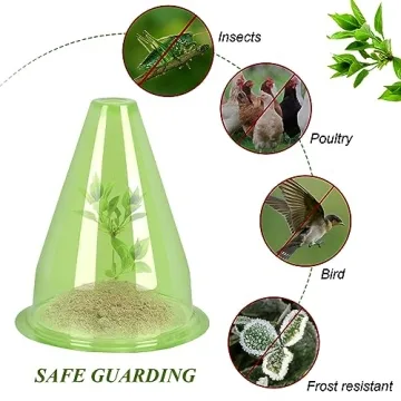 Durable Plant Protectors for Seedlings - 35 Pack Cloches
