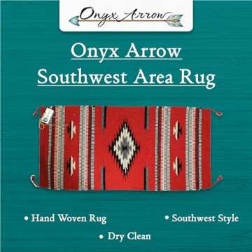 Onyx Arrow Southwest Area Rug - Versatile Decor Solution